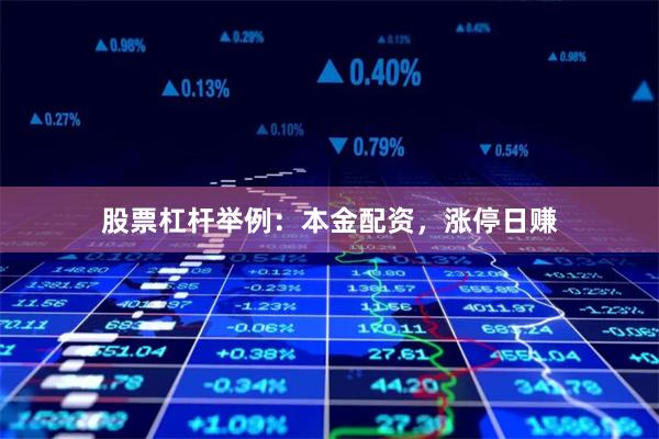 股票杠杆举例：本金配资，涨停日赚